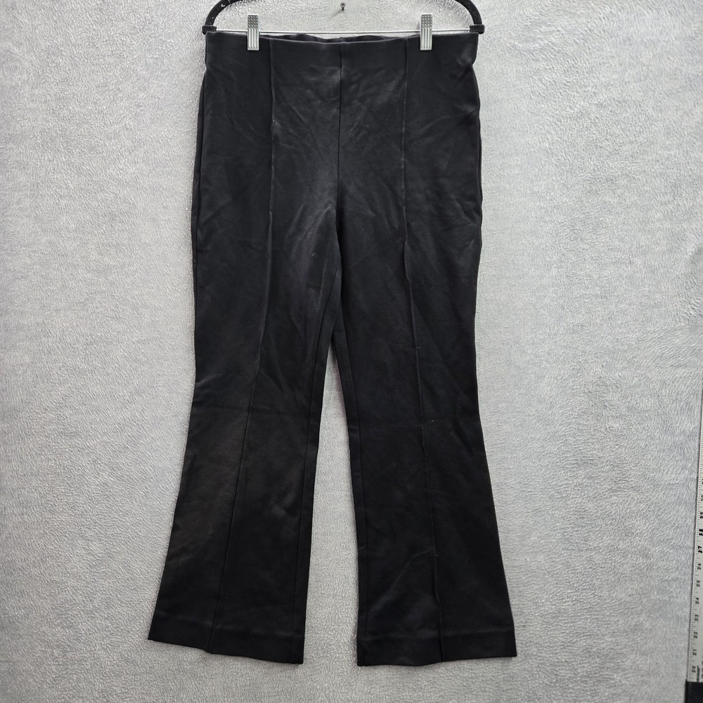 Maeve Anthropologie Women Pants M Black Nylon Viscose The Margot 26" Inseam READ